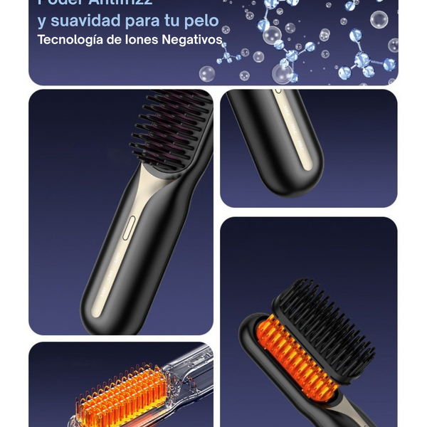 Cepillo Alisador Portátil inalámbrico