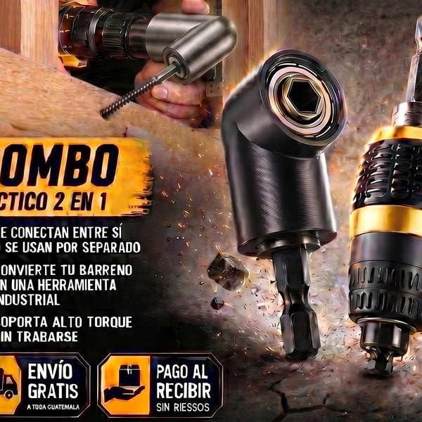 Combo Adaptadores Ángulos Difíciles